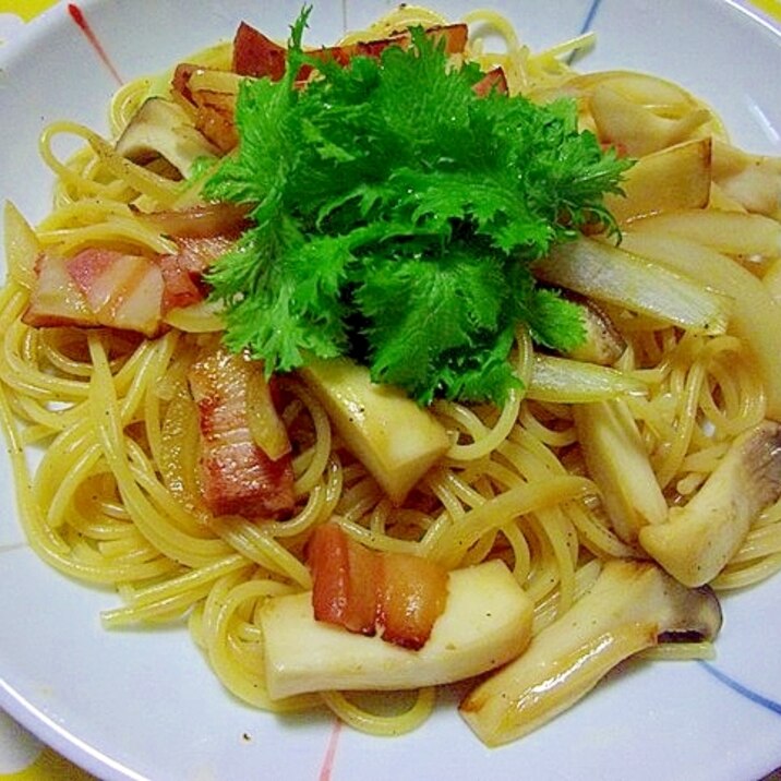 エリンギの和風パスタ
